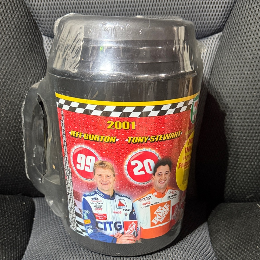 2001 Jeff Burton & Tony Stewart Racing Mug - Aladdin 52 oz